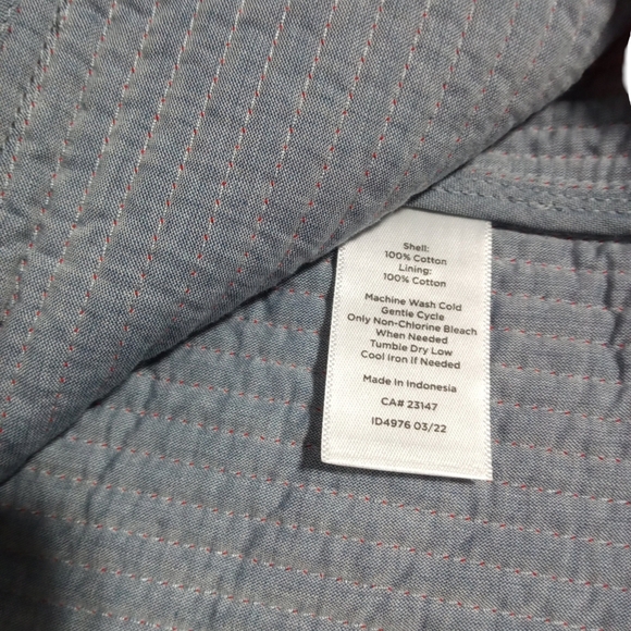 Talbots Red Paisley Floral Hook Closure Front Cardigan Jacket Women’s Medium - Picture 4 of 9